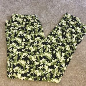 camo lularoe leggings
